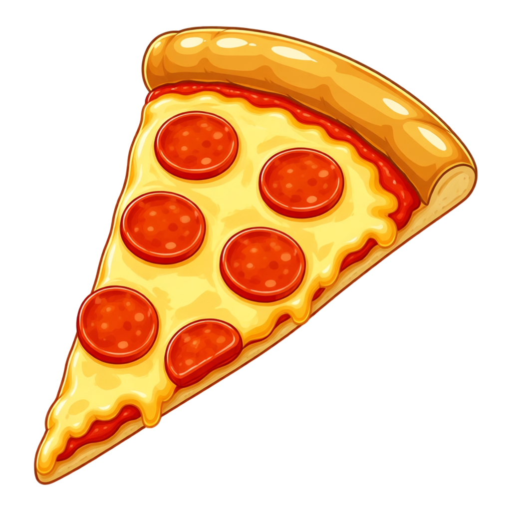 Et stykke pizza